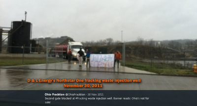 D & L Energy Northstar One fracking waste injection well that induced earthquakes, Youngstown, Ohio 2011